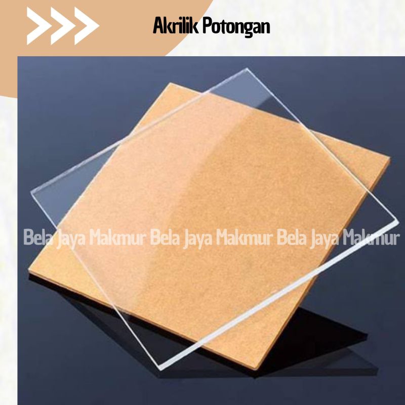 

Akrilik Bening Potongan Tebal 8mmx100cmx50cm/ Akrilik Sheet