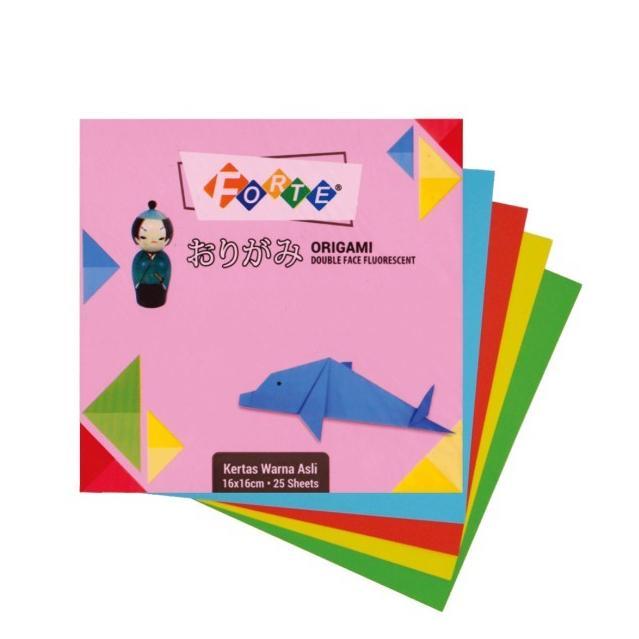 

Origami Forte Kertas Lipat 16cm x 16cm (Sedang) Warna 2sisi