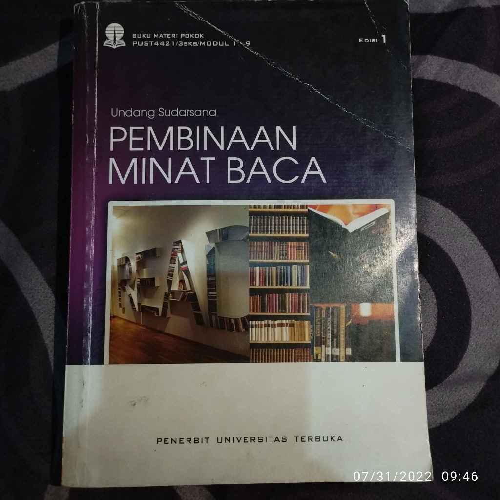 

Preloved [Modul UT] Pembinaan Minat Baca PUST4421