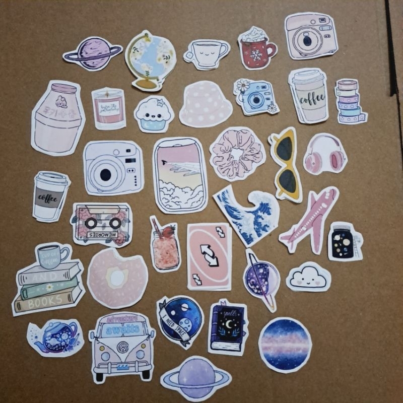 

sticker scraf book / stiker lucu /stiker kawai