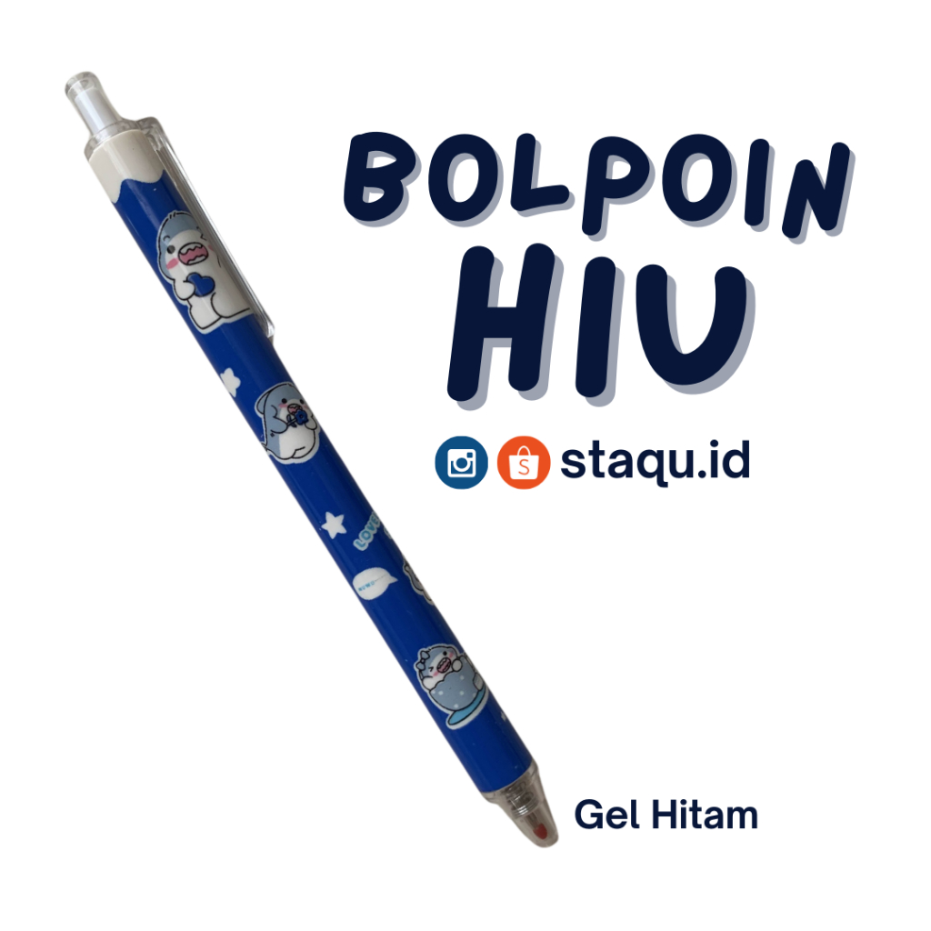 

staqu.id BOLPOIN HIU GEL 0.5mm