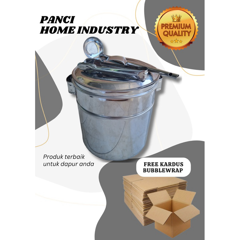 Dandang Bakso Tutup Stainless Ukuran 20 Sampai 24 Murah