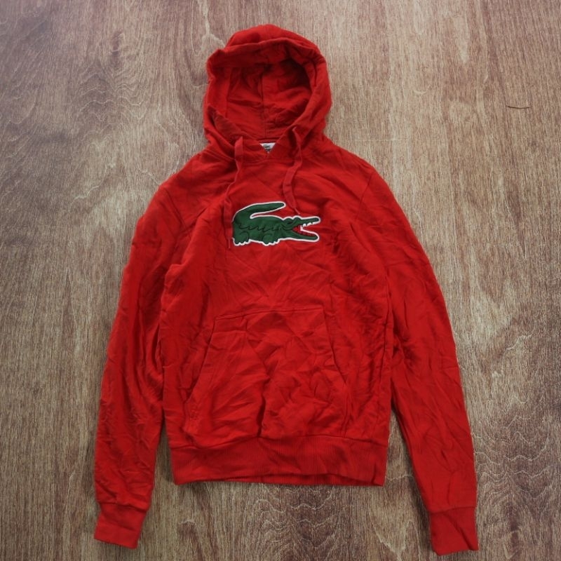 Hoodie Lacoste Merah