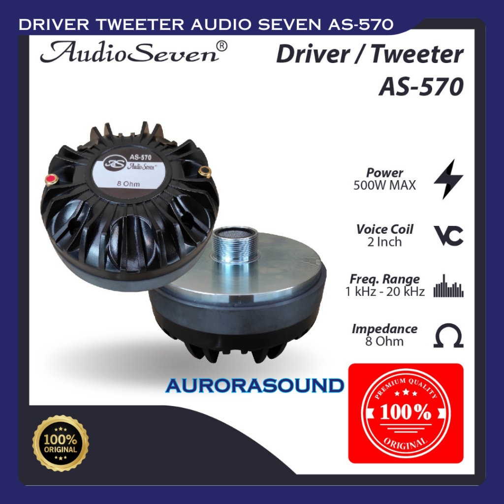 DRIVER TWEETER AUDIO SEVEN AS 570 TWITER TWETER ORIGINAL