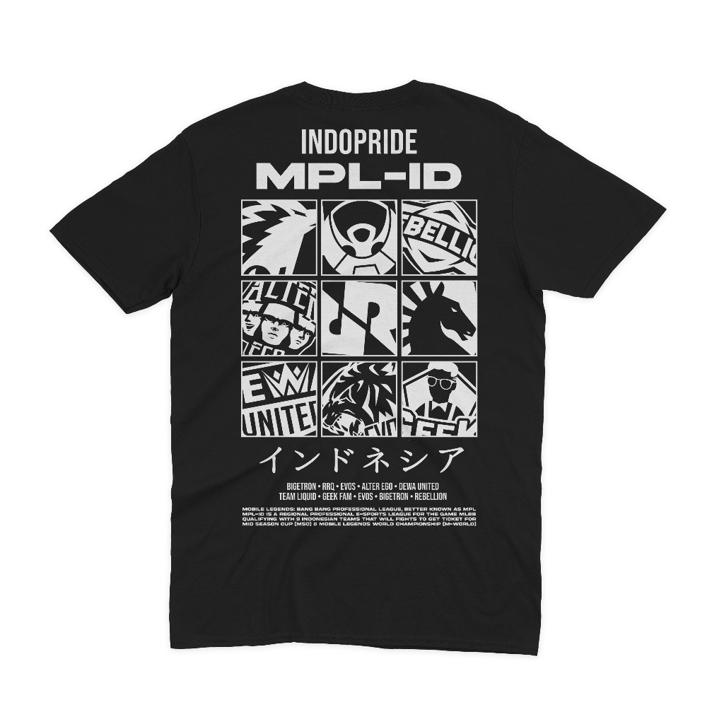Kaos MPL-ID Indonesia T-Shirt vol. 1 (Indopride)
