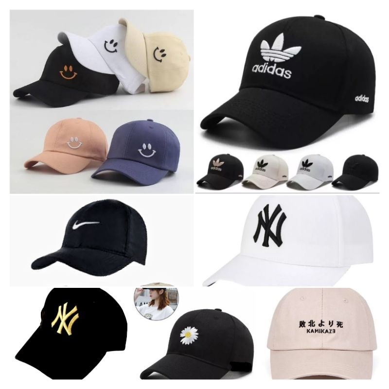 PROMO TOPI ANAK MUDA KEREN PRIA WANITA TOPI KEKINIAN TOPI HITAM PUTIH TOPI KEREN