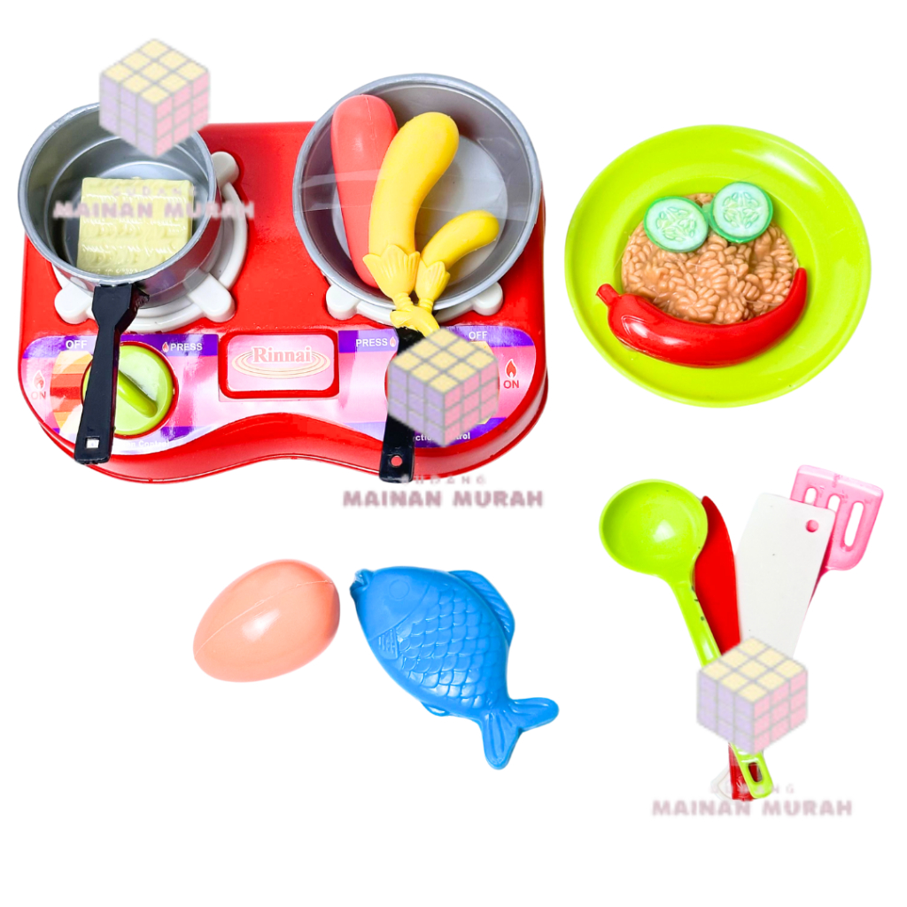 MAINAN MASAK MASAKAN MURAH MERIAH - KS119 - MASAK MASAKAN SET NASI GORENG