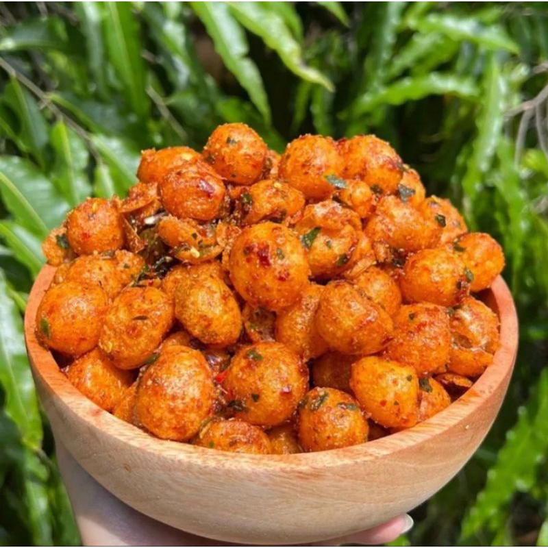

cimol kering pedas daun jeruk 1 ball berat 1.8kg