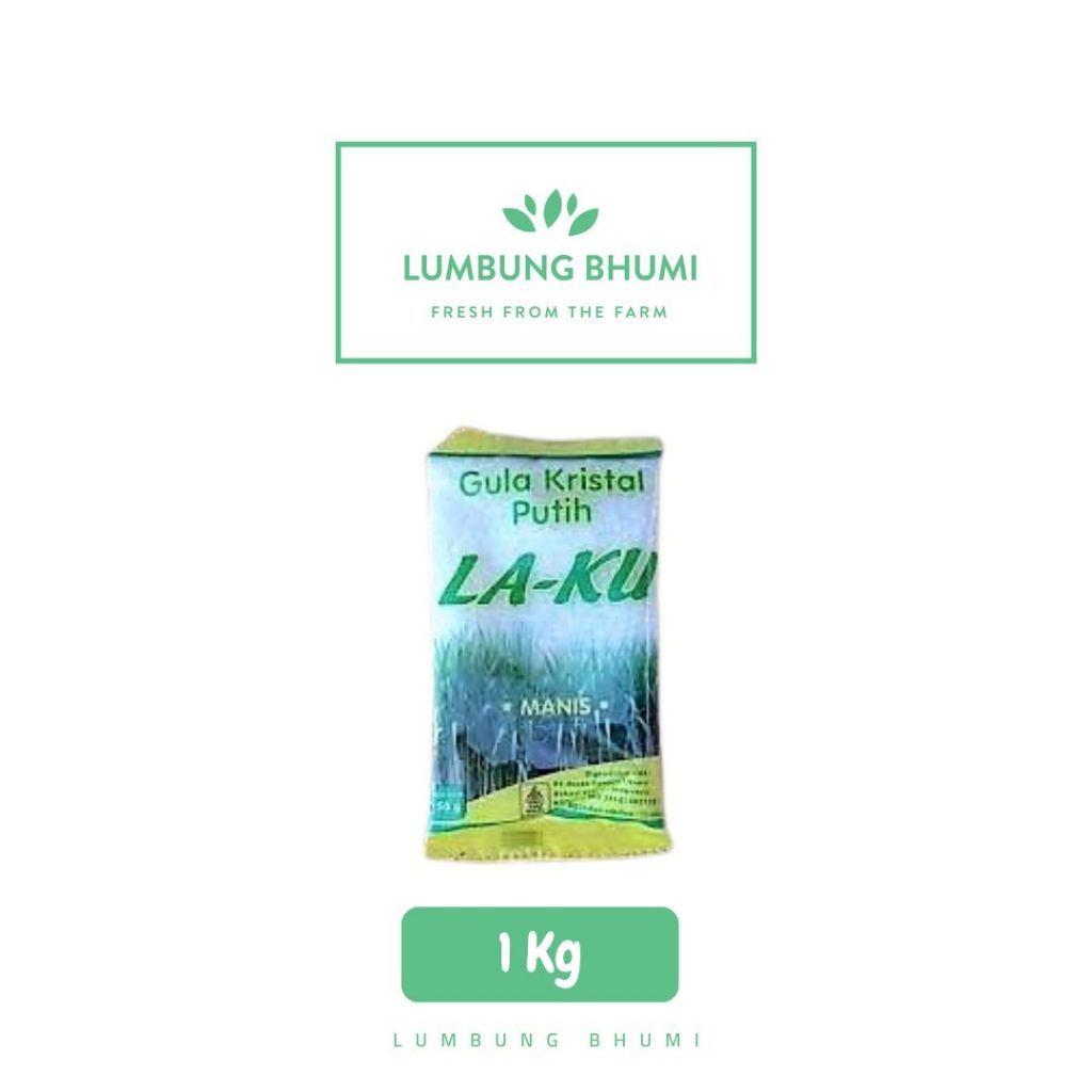 

LA-KU Gula Pasir Putih 1 Kg 1 Pcs - Lumbung Bhumi