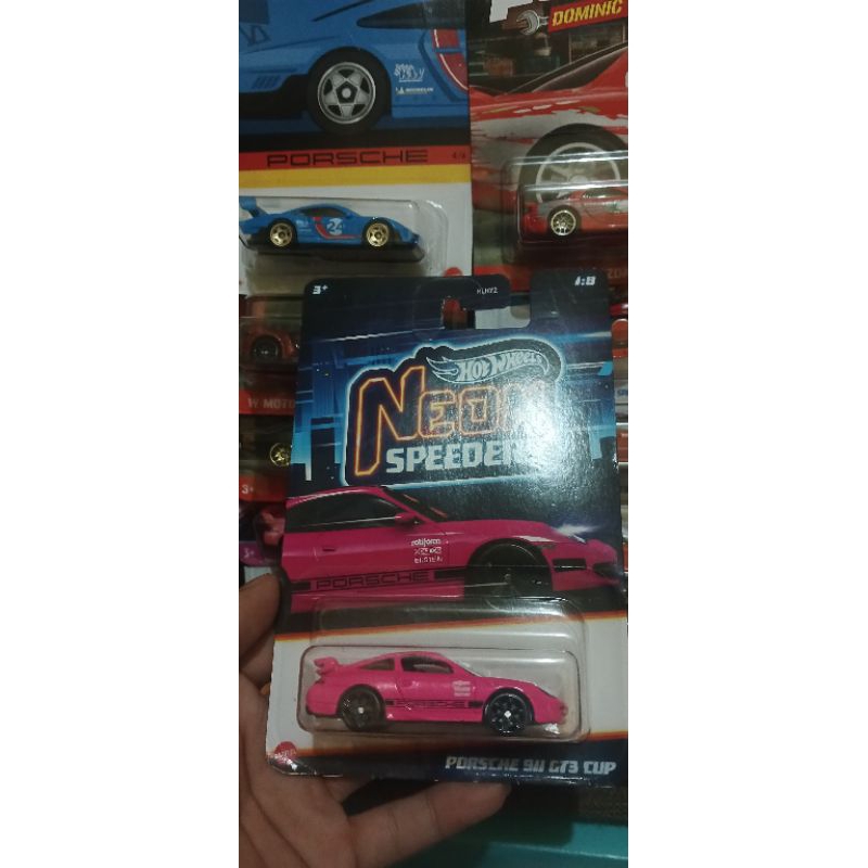 Hot Wheels Neon Speeders Porsche 911 GT3 CUP