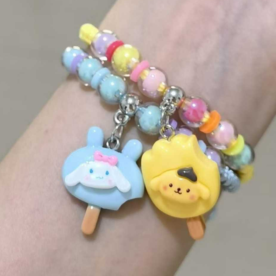 OKESTORE_PKU / COD / Sanrio / Gelang / Cinnamaroll / Kuromi / SpongBob / Crab / Pompurin / Bear / Co