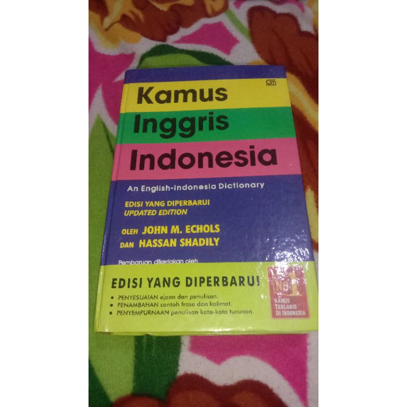 Kamus bahasa inggris Indonesia John Echols dan Hassan Shadily Hard cover. Kamus bekas Original.