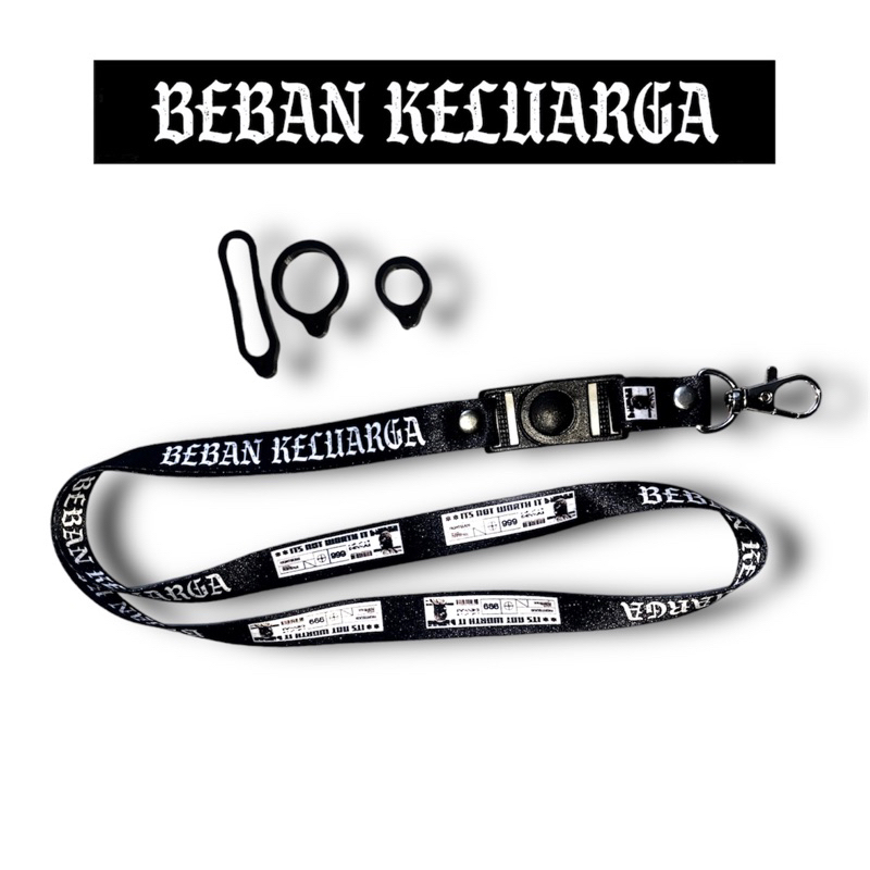 

BEBAN KELUARGA ART LANYARD PREMIUM GANTUNGAN HP GANTUNGAN KUNCI