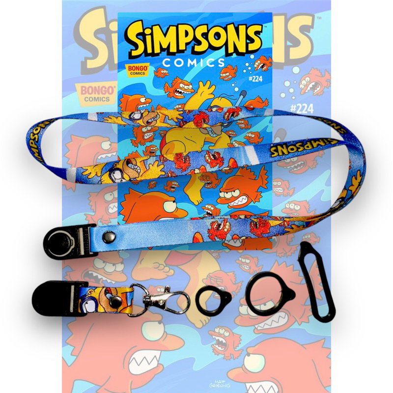 

THE SIMPSONS ART CODE 413 LANYARD PREMIUM GANTUNGAN HP GANTUNGAN KUNCI
