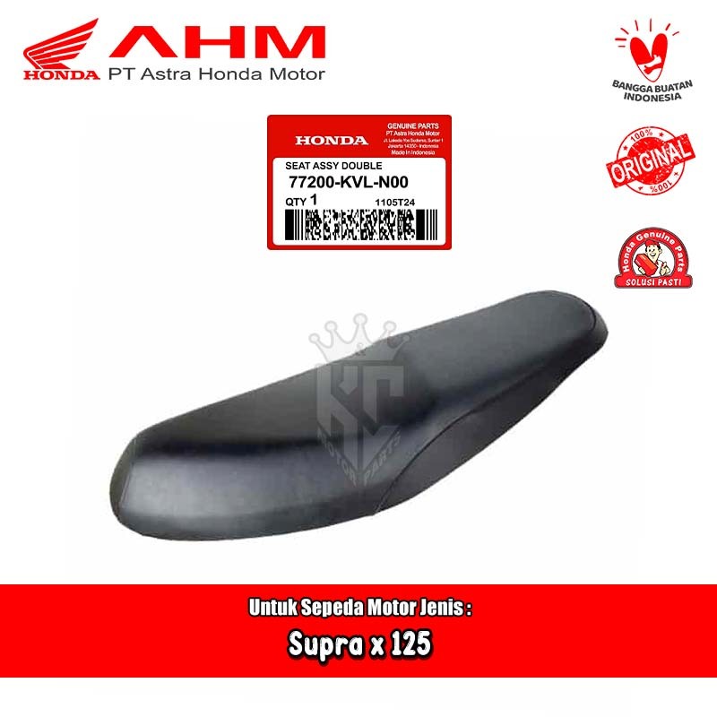 Tempat Duduk Jok Komplit Honda Supra x 125 Karbu Fi 2007 Original AHM 77200-KVL-N00