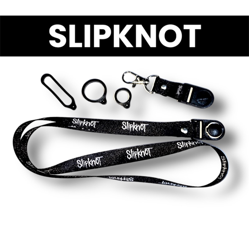 

SLIPKNOT BLACK ART LANYARD PREMIUM GANTUNGAN HP GANTUNGAN KUNCI