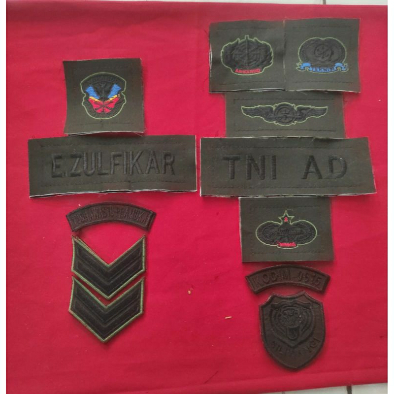 PAPAN NAMA TNI AD PDL MALVINAS BIASA