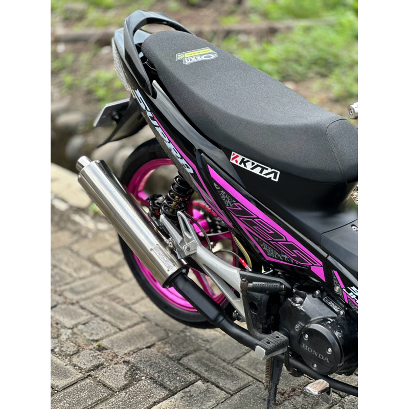 Silencer knalpot Supra X 125 Original Jhoemuffler