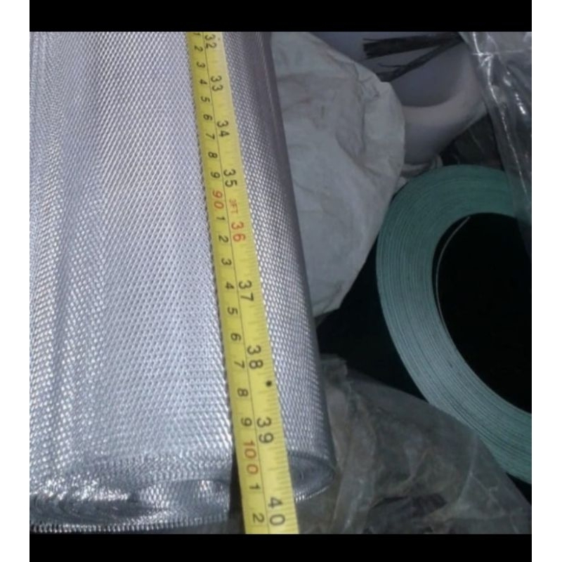 Kawat Nyamuk Aluminium lebar 1 Meter atau Kawat ayakan kotak 0.5 cm (Harga per Meter lari)