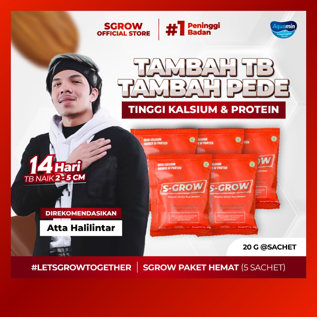 

S-Grow Susu Peninggi Badan Terbaik Remaja dan Dewasa