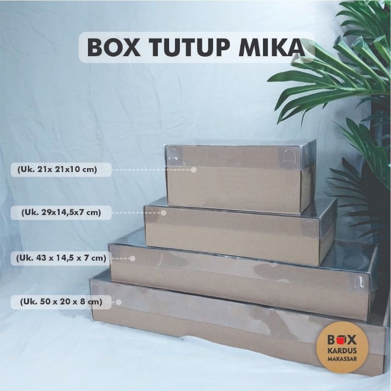 

Box Kardus Tutup Mika/Box Kardus/Box Tutup Mika/Box Cake/Box Kue