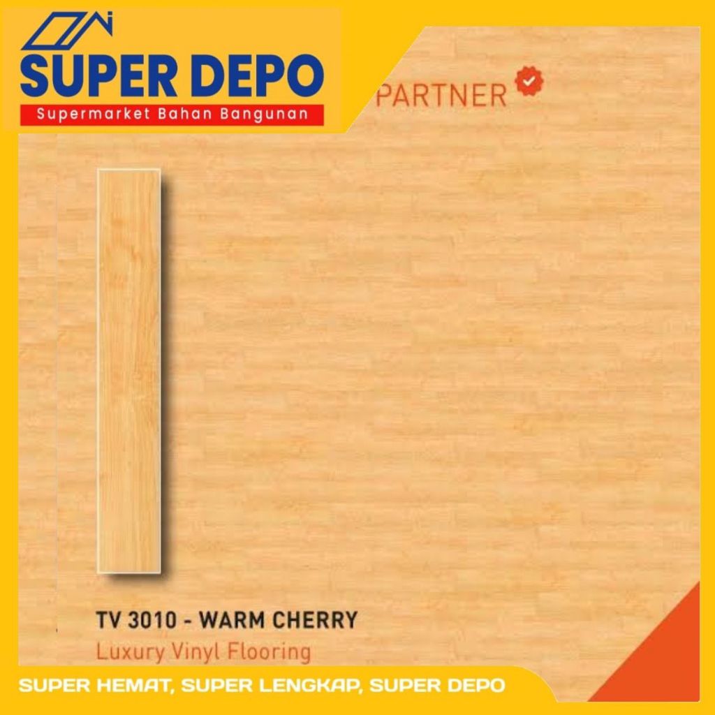 LANTAI VINYL TACO VINYL 3MM TV-3010 WARM CHERRY