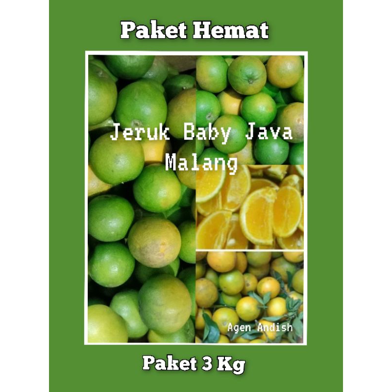 

Jeruk Baby Java Fresh, Maniisss/MPASI berat 3KG (Kulit/Size Mix)