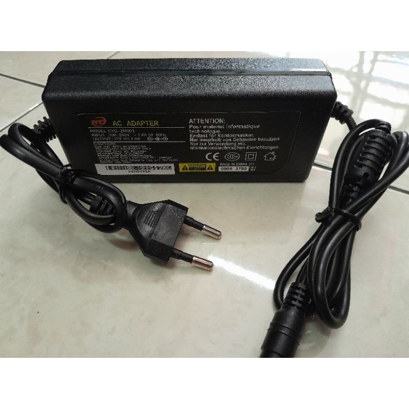 Adapter AC/DC 12V 5A
