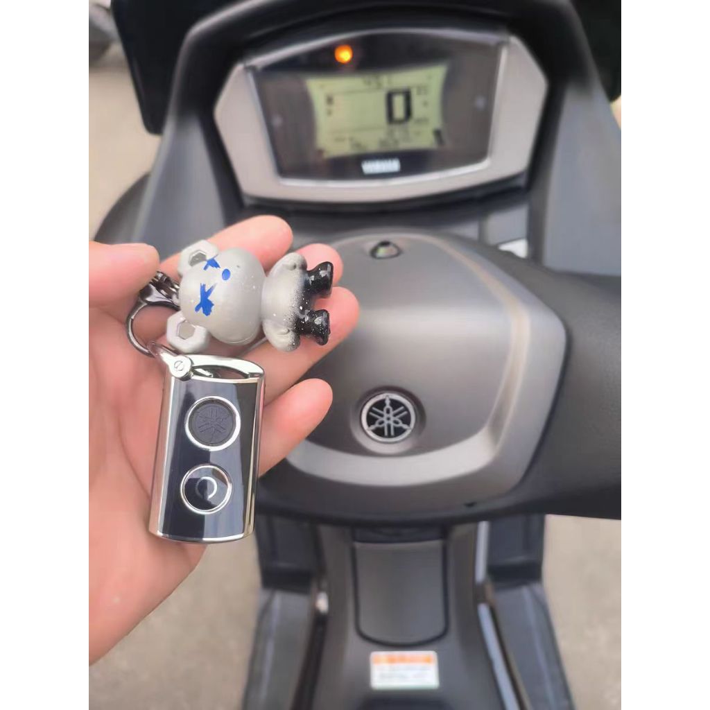 Fressjago 1Set Gantungan Kunci Cover Kunci Motor Sarung Cover Kunci Case Kunci Motor Amaha Nmax