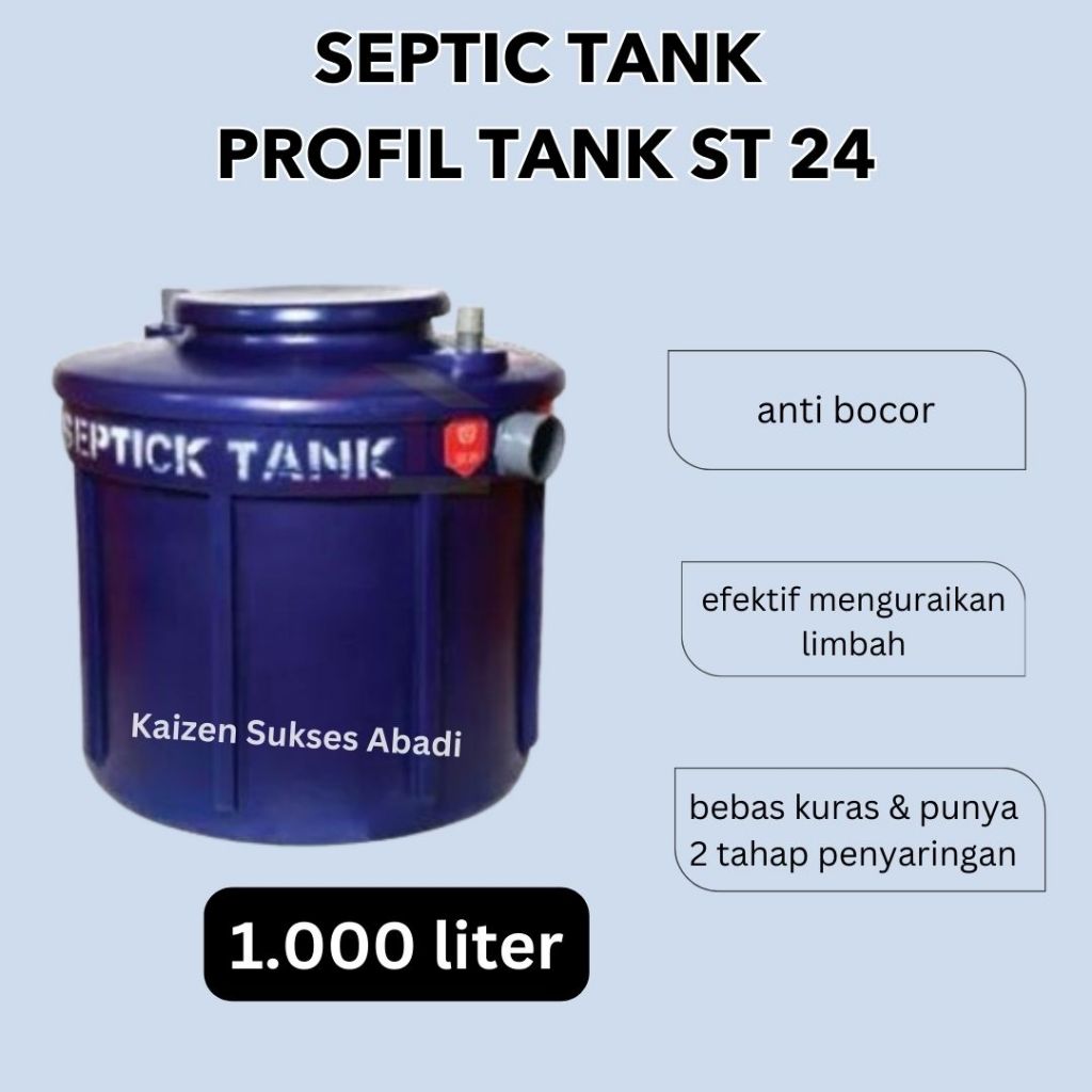 bio septic tank sepiteng sapiteng septitank septik tank merk profil tank ST 24 1000 liter kualitas b