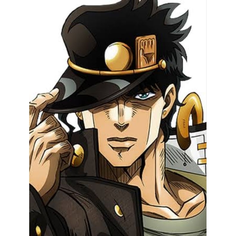 Aksesoris Pin Topi Jotaro Kujo - Aksesoris Kostum Cosplay JoJo's Bizarre Adventure