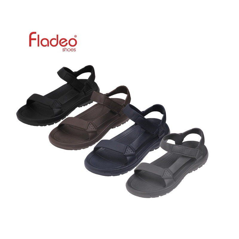 Sandal Gunung Fladeo Sandal Outdoor Sandal Hiking Sandal Fashion Pria Sandal Karet Cowok