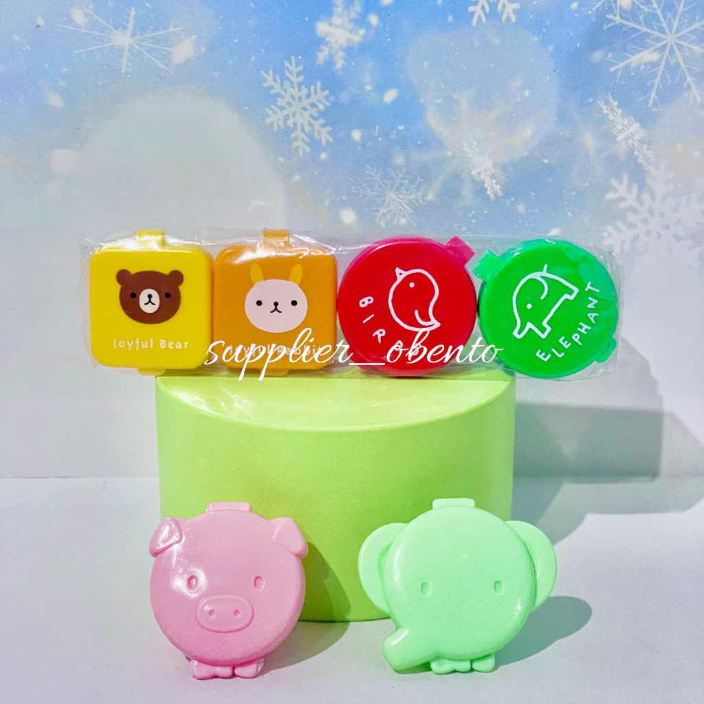 [RARE] Mickey Sauce Cup Mayonnaise Case Mini Cup Bento Animal Bento Cup Rare Sauce Cup - Wadah Saos 