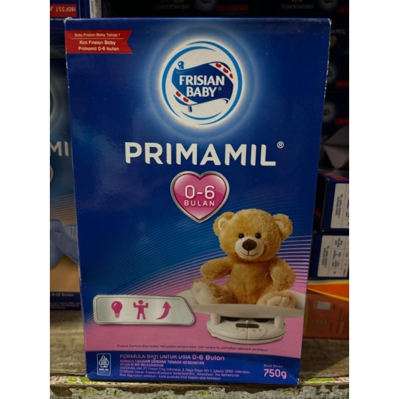 Frisian Baby Primamil 0-6 / 6-12 bulan 750 gram (susu bendera)