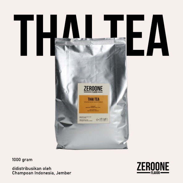 

minuman serbuk rasa thai tea | zeroone flavor