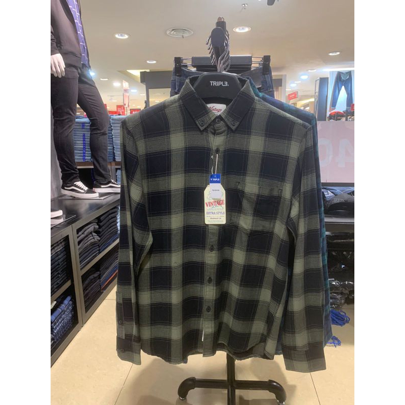 kemeja dewasa merk triple jeans