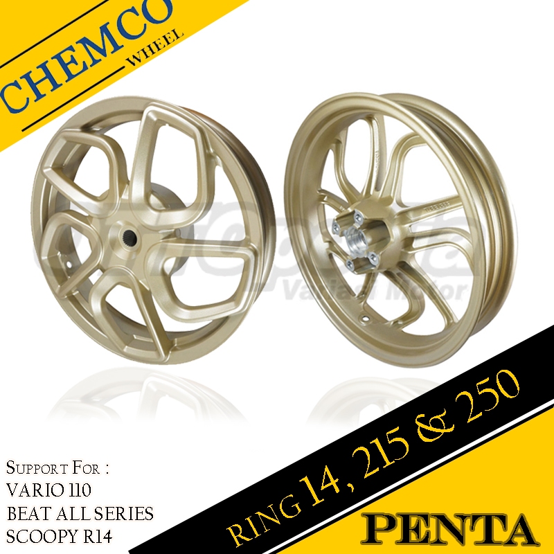 Velg Chemco Vario 110 Beat All series Scoopy Spacy Genio Pelek Racing Penta Ring 14