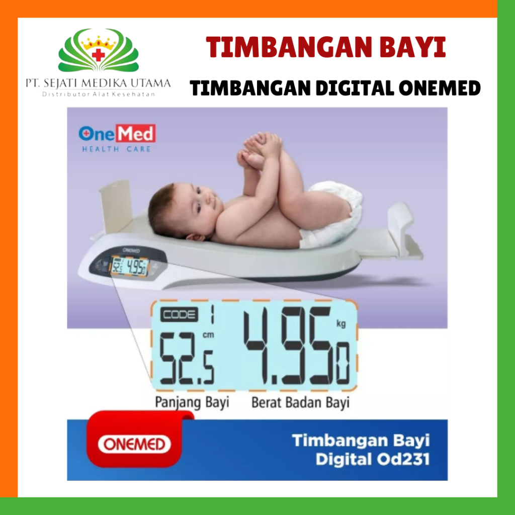 Timbangan Bayi Digital/Timbangan Bayi Onemed/Timbangan Digital bayi/Timbangan Bayi Onemed OD 231b