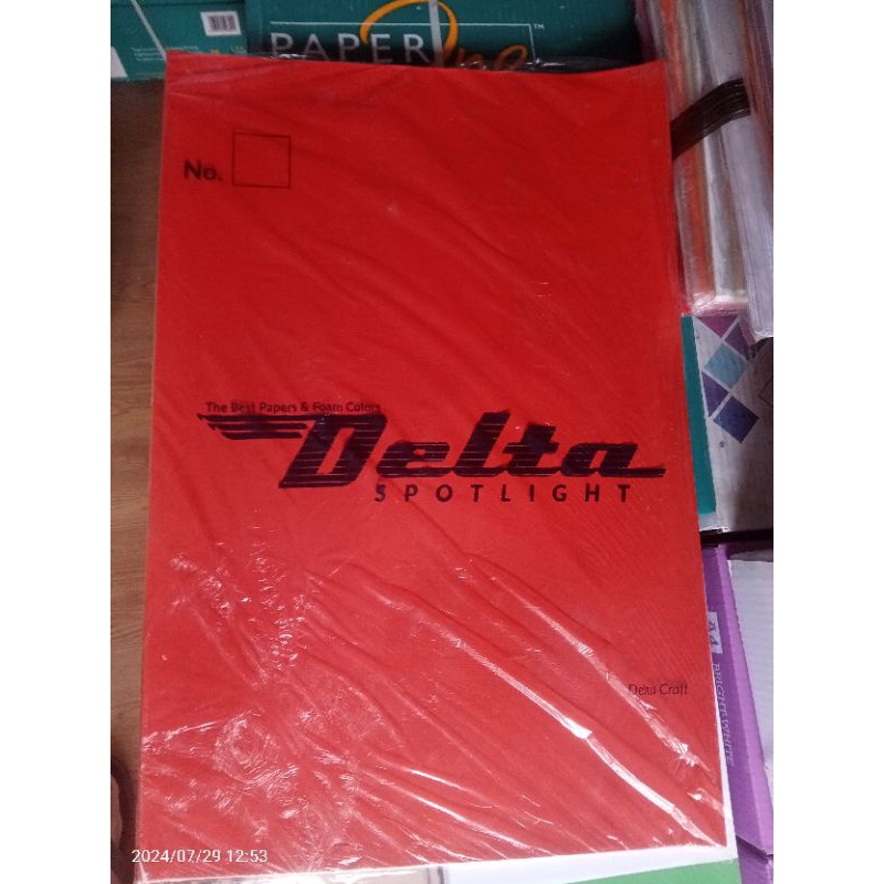 

kertas asturo 40 x 60 warna merah 1 pack isi 50 lembar