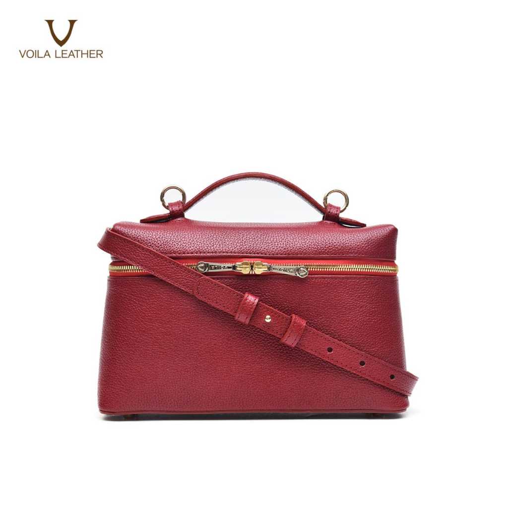 VOILA LEATHER | NAVA Tas Tangan Selempang Wanita Kulit Asli Genuine Leather Sling Bag Premium Elegan