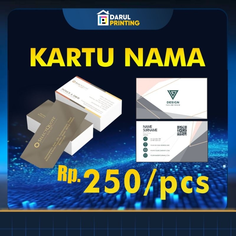 Kartu nama | Kartu Ucapan | Online shop | Kartu Terima Kasih