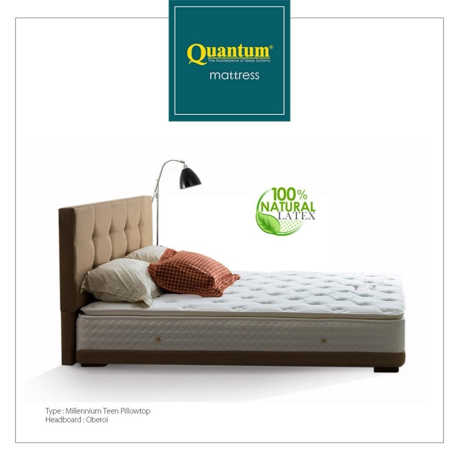SpringBed QUANTUM MILLENIUM SMART LATEX PILLOWTOP 180X200CM FULL SET
