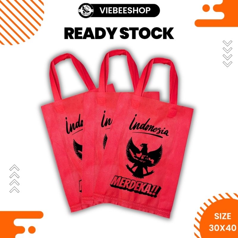 

TAS SOUVENIR BINGKISAN HARI KEMERDEKAAN 17 AGUSTUS TERBARU PALING MURAH READY STOK SIAP KIRIM PRES TALI 30X8X40