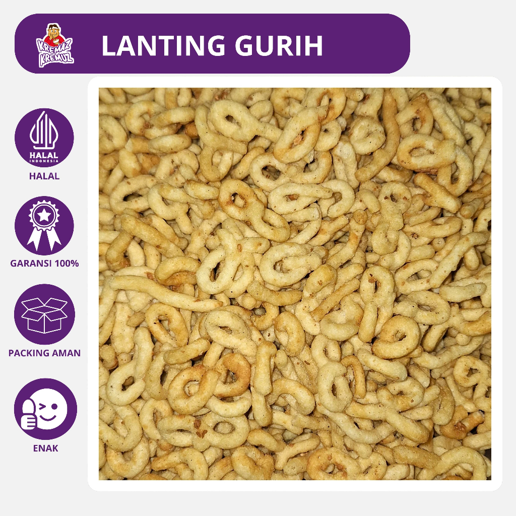 

LANTING KLANTING RENYAH GURIH ORIGINAL CAMILAN TRADISIONAL 350gr 175gr