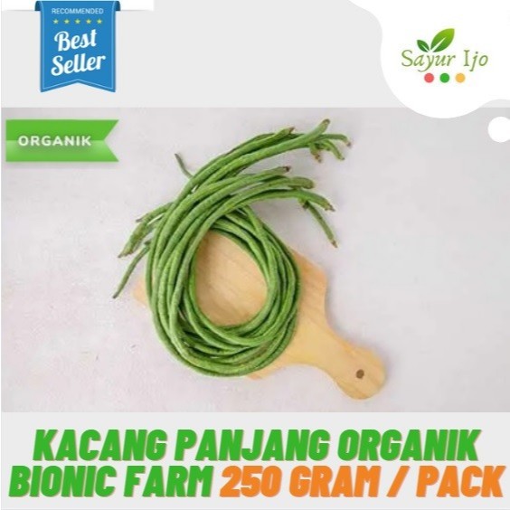 

Kacang Panjang Organik Bionic Farm 250 Gram / Pack Fresh Sayur Long Bean Segar