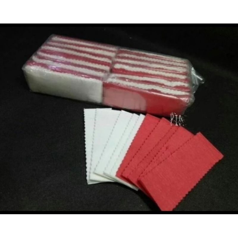 

[12pcs] Kertas craft lapis merah putih tema 17 agustusan
