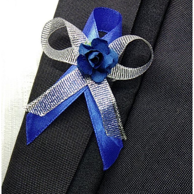 Korsase Corsage Panitia Pita Hiasan Baju Jas Bunga Seragam Tanda Acara Hajatan