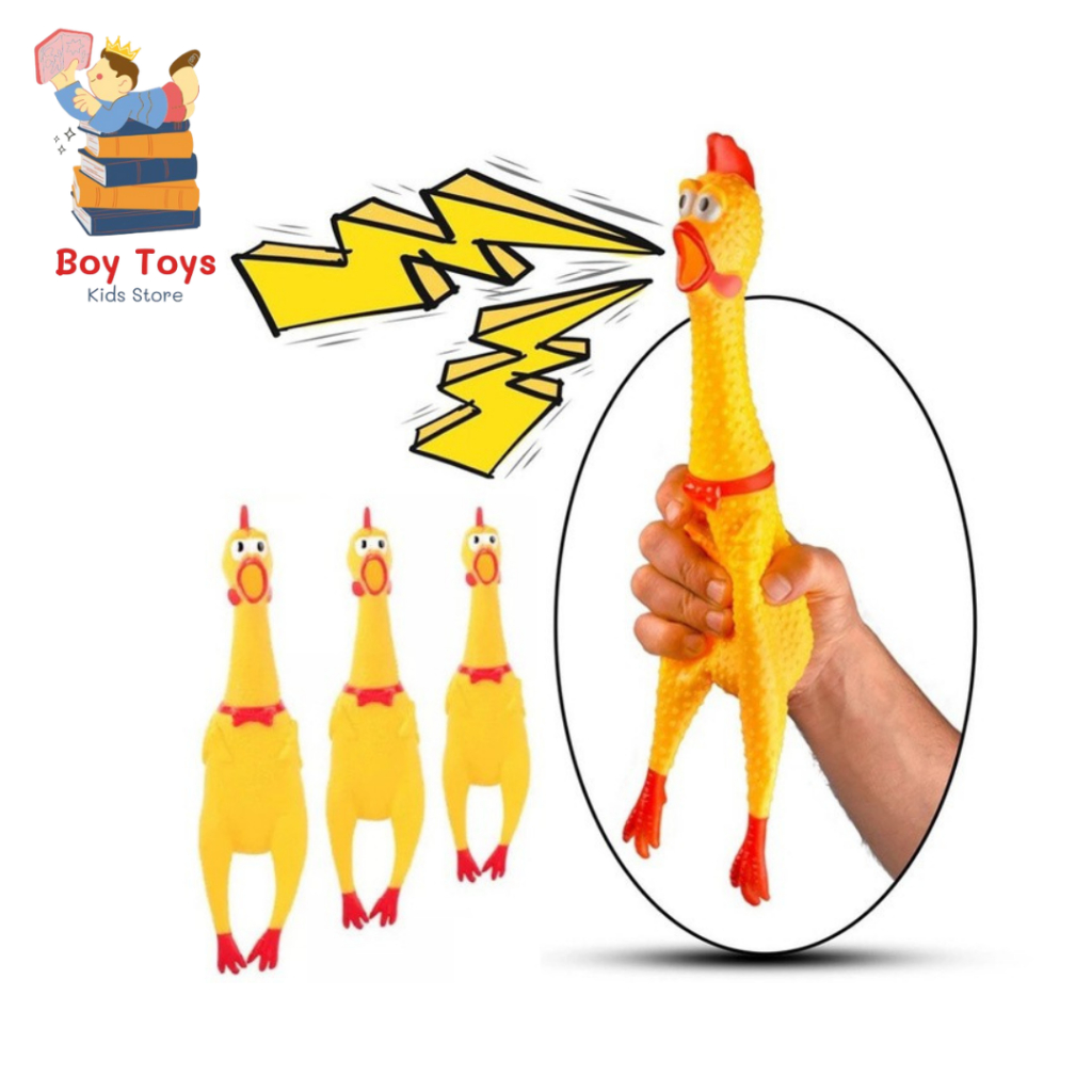 Mainan Ayam Bunyi Teriak Shrilling Screaming Chicken
