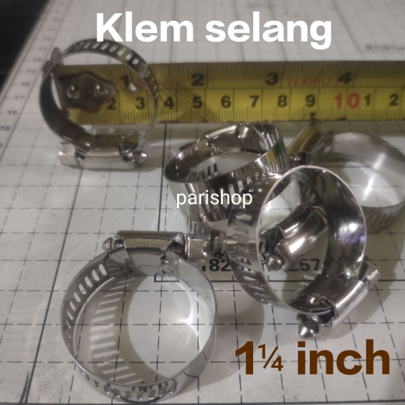 klem selang 1¼ inch