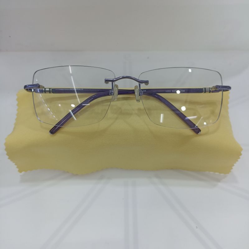 PAKET FRAME RIMLES BOR BGARY UNGU LENSA PHOTOCROMIC BLUECROMIC